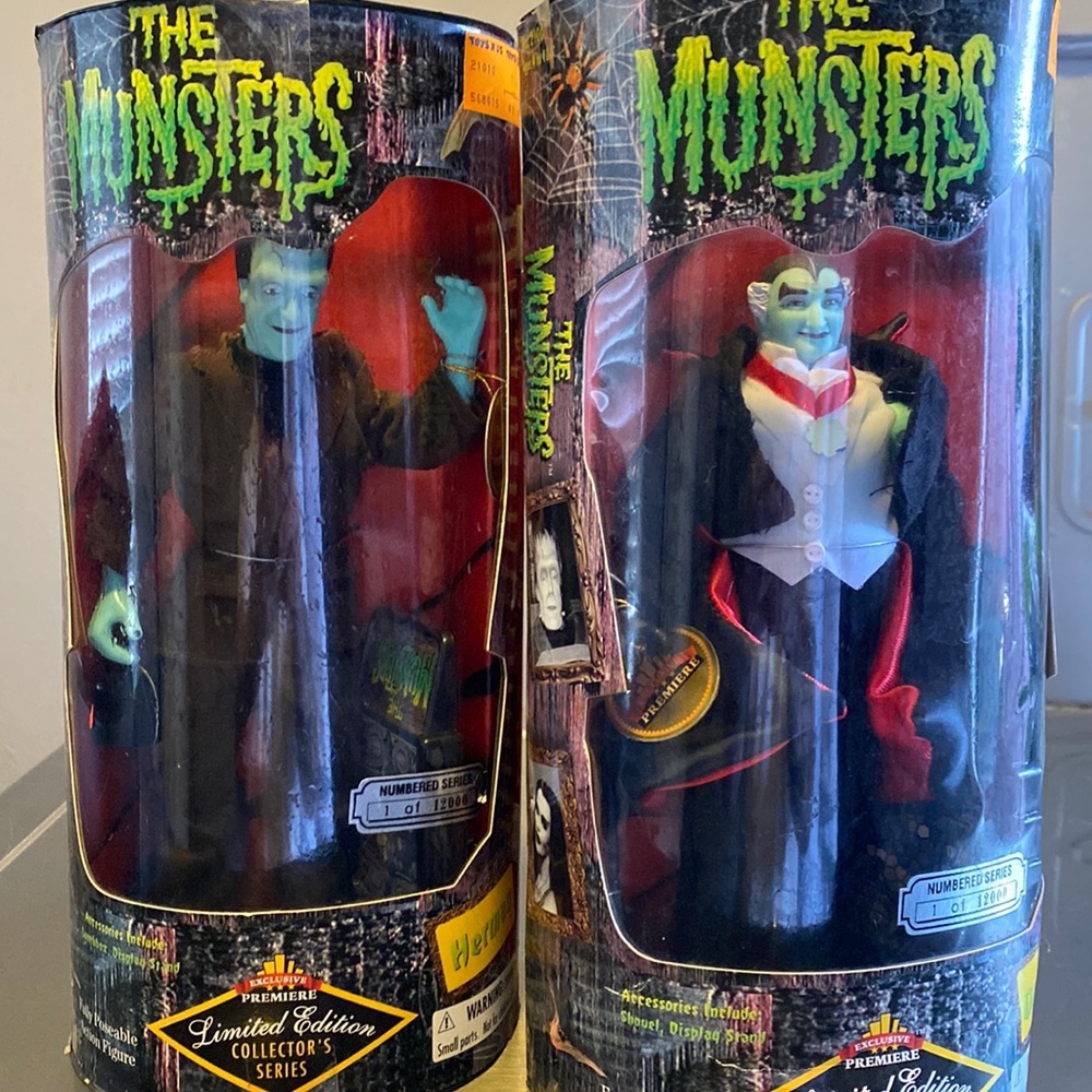 The Munsters grandpa and Herman qty of 2 items